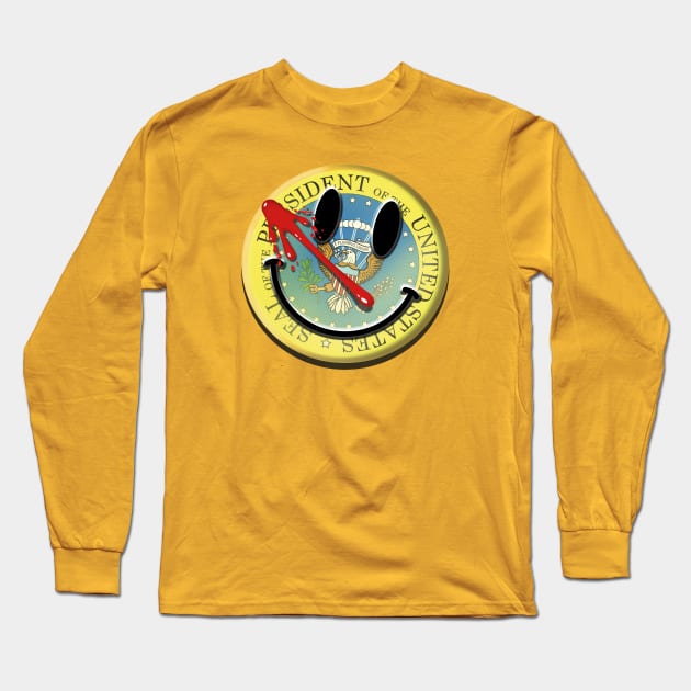 Whose Watching the POTUS? Long Sleeve T-Shirt by PalmGallery